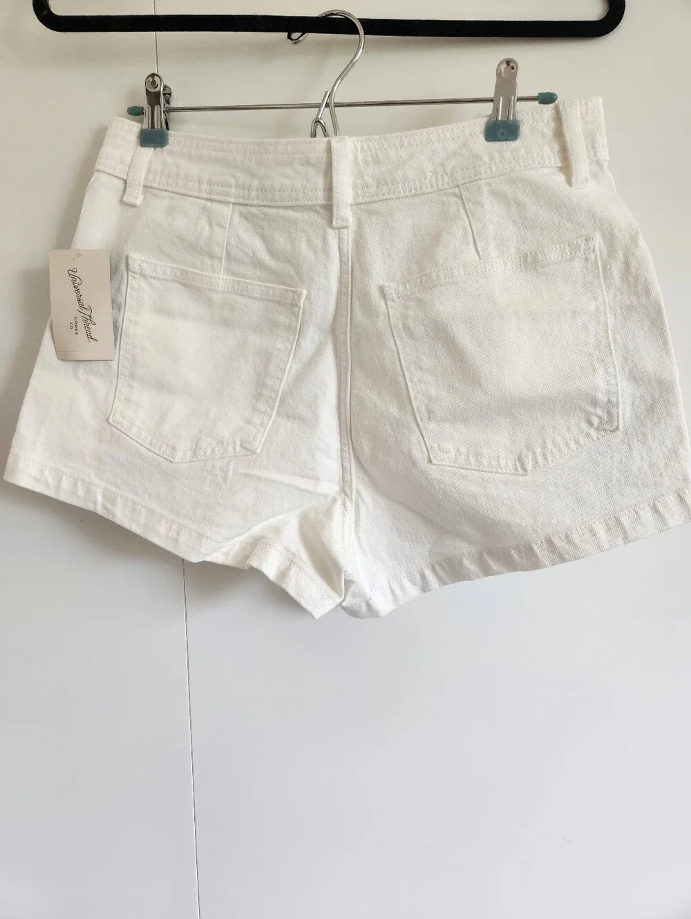 NWT Universal Thread White High Rise Sailor Shorts Size 10